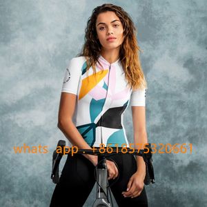 Koszulki rowerowe Tops Kobiet Jersey Krótkie topy z krótkim rękawem Pro Team Rowerowe Ubranie