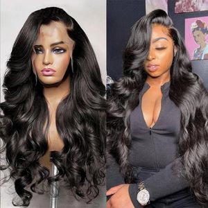 Brazilian Romance Weave Lace Front Human Hair Wigs 13x4 HD Frontal Wig Fantasy Wave Preplucked For Women