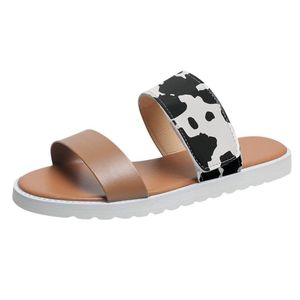 S Spring for Circus Women Sandals Black and Summer Fashion Leopard Snake Flat Bottom Woman Stuff Gifssandals Giftsals 707 Circu Sal Fahion Gift -Giftal