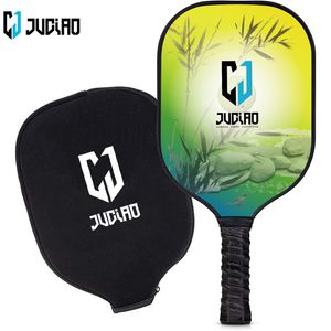 Raquetes de Tênis Juciao Pickleball Conjunto de Remos Fashion Sports Product Fiber Carbon Honeycomb Core High Quality Paddle With Cover 230608