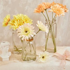 Decorative Flowers Daisy Artificial Home Living Room Decoration Fake Office Accessories Wedding Party Garden Outdoor