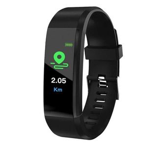 115 Smart Id115 2024 Plus Armband Für Bildschirm Fitness Tracker Schrittzähler Uhr Zähler Herzfrequenz Blutdruck Monitor Smart Armband Colorfulfsoi