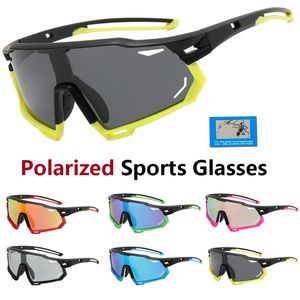 Outdoor Eyewear Polarized Sports Glasses Pochromic Men's and Women's Bike Eyewear MTB Cycling UV400 Sunglasses Road Goggles Bicycle Glasses 230608