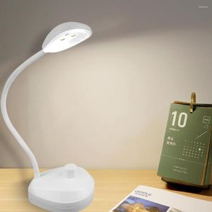 Bordslampor LED LÄSNINGSLAMP DIMMABLE BATTERY POWERED ÖGONSKYDDBOK LJUS Bedroom Night Lights For Student Bedside Study