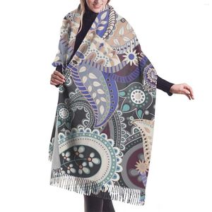 Ethnic Clothing Custom On Demand Women Muslim Head Scarf Shawls Bandana Style Pashmina Female Foulard Cashew Flowers Woman Hair Accessori