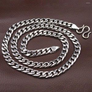 Kedjor Real 925 Sterling Silver 8mm Curb Link Chain Necklace for Men 23.6Im L L