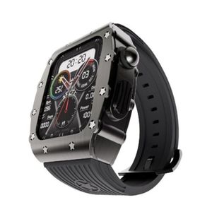 per Apple Watch Series 8 7 6 5 4 SE Alloy AP MOD Kit Armatura Custodia protettiva Cinturino Cover 44mm 45mm