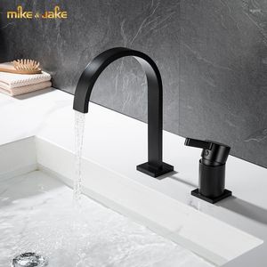 Rubinetti lavabo bagno Rubinetto lavabo nero opaco Rubinetto stile classico e miscelatore acqua fredda