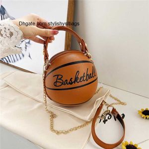 Bolsas de ombro Venda imperdível Bolsa esférica feminina Personalidade Basquete Futebol Bolsa nova bolsa mensageiro de ombro Bolsa redonda coreana Bolsa feminina