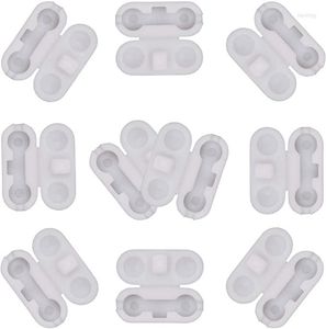 Gardinvit plastkedjekontakt för pärlstav rullskuggor och vertikala persienner (förpackning med 10) (kedja ingår inte)