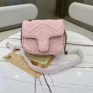 Küçük zincir çantalar kadın omuz çantası lüks tasarımcı mini çanta tasarımcısı kese sevimli cep crossbody messenger bayan paketleri güzellik paketi gletter 3colors