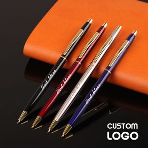 Ballpoint Pens Business Simple Pen Personalized Custom Student School Teacher Gift Office Supplies Stationery Wholesale 230608