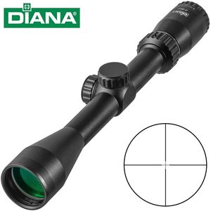 Diana 3-9x40 av tüfekkop dubleks retikül taktiksel çapraz tüfek kapsama görüşü