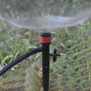 Vattenutrustning 10 st allround spridning dripper sprinklers med stöd 13 cm 360 grader trädgårdsvatten bevattningssystem