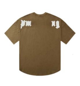 TGEQ Herr- och kvinnors mode-t-shirt T-skjortor Designer Angel Palm City Limited Inkjet Graffiti Letter Tryck på segelbåt Kortärmad avslappnad tees topp