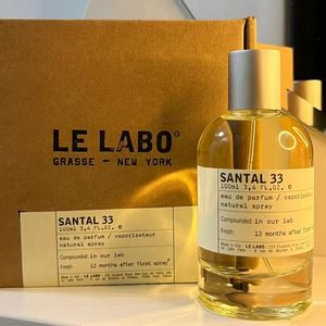 LE LABO Neutro Perfume 100ml Santal 33 Longa Marca Eau De Parfum Fragrância Duradoura Luxo Colônia Spray Entrega Rápida