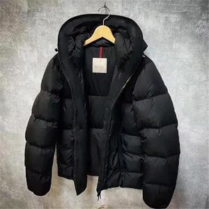 Herrjacka blixtlås broderi bokstäver vinter kvinnors parka överrock mode utomhus vindbrytare par förtjockar varm kappa anpassade män designer ner jackor