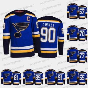 세인트 루이스의 블루스 '20123 홈 저지 90 Ryan O'Reilly 91 Vladimir Tarasenko 70 Oskar Sundqvist 89 Pavel Buchnevich 72 Justin Faulk 77 Niko Mikkola