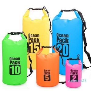 DHL 2L Ocean Pack Bolsa seca à prova d'água para todos os fins Bolsa seca para flutuação ao ar livre Caiaque Caminhadas Natação Snowboard2