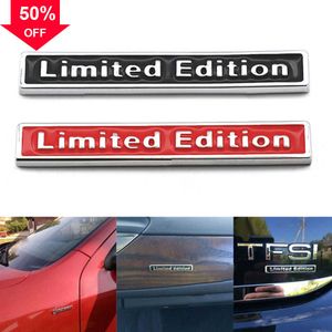 Nya 1 datorer 6.5*1 cm Metal Limited Edition Fender Trunk Badge Emblem Racing SUV Sports Stickers Car Body Decal för all bil