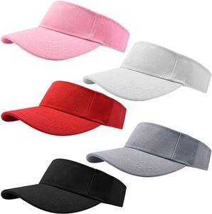 Designer Beach Hat Cartoon Hats Sport Wear Athletic Visor Sun Sports Visor Justerbar mössa för kvinnor och män hatt kvinna sport man designer fiskare hink strand män