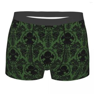 Unterhose Cthulhu Great Old Ones Damast Unterwäsche Männer Sexy Print Custom Lovecraft Mythos Monster Boxershorts Höschen