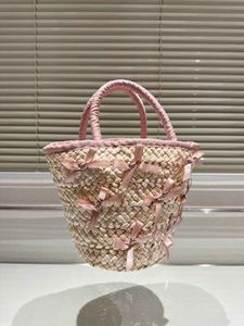 여름 밀짚 비치 쇼핑 가방 대형 여성 핸드백 뜨개질 밀짚 숄더 가방 활 디자인 유니성 캐주얼 토트