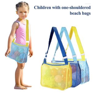 Aufbewahrungsbeutel Kinderspielzeug-Taschenreisen Strand ausgehöhlt durch die durchsichtige einzelne Schulter mehrfarbig optional