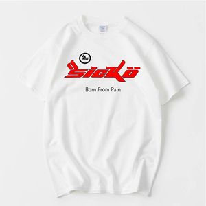 Men's T-Shirts SICKO Born From Pain T Shirt 100% Cotton T-Shirt Sicko 1993 Ian Connor Hip Hop Oversized Tee O-Neck Street wear Tops 230609