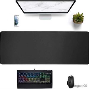 Muskuddar handled svart mus pad-spel stor mus pad spelare matta skrivbord tangentbord kudd överlägsen mikrovävtyg R230609