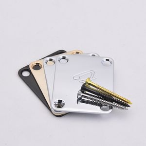 1Set Electric Guitar /Bass Neck Plate / Neck Joint Plate Board 4 Screws