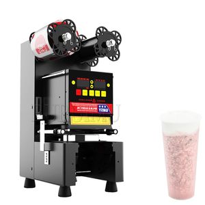 Bubble Tea Sealing Machine Electric Milk Tea Sealing Machine Automatic Bubble Tea Sealer per 9.5/8.8CM PP/PE/Carta