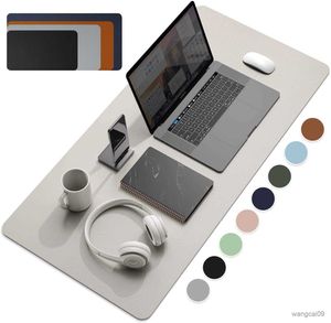 Mouse pads pulso tamanho grande protetor de mesa de escritório couro mouse pad desktop teclado acessórios de jogos