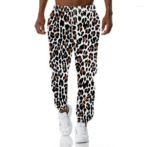 Мужские брюки CJLM Мужская 3D -печать леопардовая печать красочные брюки плюс размер 6xl Loak Art Wholesale Sports