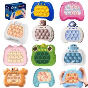 POETTO DECOMPRESSIONE POP PUSH Bubble Fidget Toys sensoriale colpisci una macchina per la stampa rapida con la macchina per la macchina per le botte di calci per bambini per bambini adulti 230608