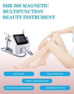 Professional 2 in 1 IPL Magneto Hair Removal Machine Nd-Yag Tattoo Removal Skin Rejuvenation Salon Beauty Laser Epilator