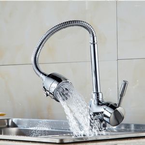 Kitchen Faucets Extendable Gourmet Faucet Home Accessories Sink Bathroom Tap For Washing Household And Cold Water Mixer Removable