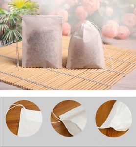 60 X 80mm Wood Pulp Filter Paper Disposable Tea Strainer Filters Bag Single Drawstring Heal Seal Tea Tools Bags No bleach Go Green JN09