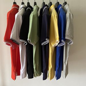 Mens polos verão mens polo camisa de alta qualidade 100% algodão esportes ao ar livre lazer e mulheres 230609