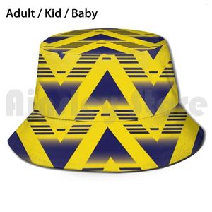 Boinas Bruised Banana Yellow Navy 1991 - 93 Bucket Hat Adulto Criança Bebê Praia Chapéus de Sol Agunners Retro Clássico