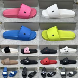 Klasyczne Paris Slipper Slides Sandałów Sandały Kapcia dla mężczyzn Kobiety z oryginalną torbą na puder gorące klapki unisex plażowe klapki