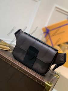 7A Quality S Lock Sling Bag Bolsas de grife femininas masculinas de couro genuíno Sport Fanny Pack bolsas de cintura bolsa crossbody bolsa carteira bolsa de bumbum bolsas bolsa de peito bolsa de cinto bolsa de cintura