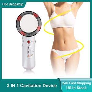 Outros itens de massagem EMS Ultrasound Cavitation Slimming Fat Body Slim Massager Infrared Ultrasound Therapy tool Weight Loss Lifting 230608