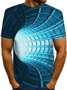 メンズボーイズ用ファッション3DプリントメンズTシャツファッション3D TグラフィックティープリントシャツTシャツストリートウェア半袖付きデザイン