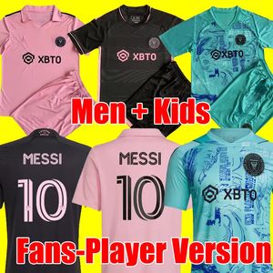 2023 2024 Inter Miami voetbalshirts CF MESSIS Matuidi HIGUAIN CAMPANA YEDLIN BECKHAM MLS 23 24 voetbal mannen kids Player Fans versie shirt kits kind volwassen uniform