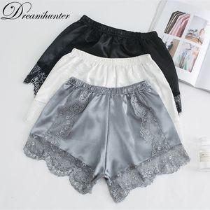 Women's Leggings Silk Lace Shorts Women Underwear Safety Short Pants Summer Sexy Thin Loose Knicker Panties Under Skirt Shorts Boxer Brief Shorty 230608