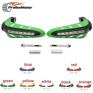 All Terrain Wheels Parts 7/8"22mm Motorcycle Handlebar Hand Guards Protector LED Light Handguards Guard Universal