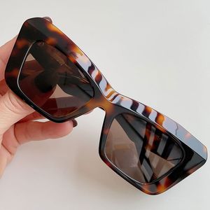 Acetat-Sonnenbrille in Cateye-Form, luxuriöse Designer-Damensonnenbrille, klassische braune Havanna-Sonnenbrille, internationale Passform, 100 % UVA/UVB-Schutz, 40036