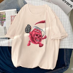 Męskie koszule Drink of Death Funny Printing Men T-Shirt Kreatywność Wygoda