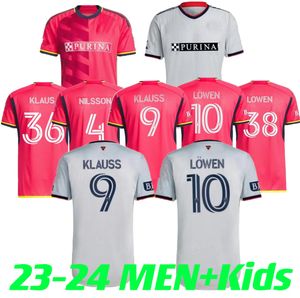 2022 2023 2024 St. L ouis City SOCCER JERSEYS NEW st Louis''RED'GIOACCHINI VASSILEV BELL PIDRO FOOTBALL SHIRT home player version fan jersey